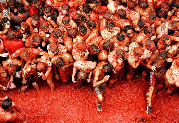 Tomatina, Tomate, Espagne